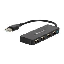 HUB USB-A de 4 puertos Edenwood USB 2.0 – Alta velocidad 480 Mbps