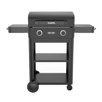 Barbacoa Eléctrica VALBERG con Soporte y Estante 2300W BBQ5233