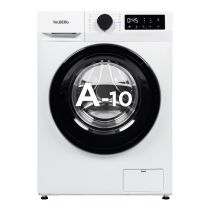 Lavadora carga frontal 9kg, 1400rpm, clase A-10%, ideal para 4-5 personas, VALBERG WF 914 A-10 SD W566C