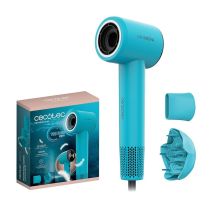 Secador de Pelo CECOTEC Iónico Compacto y Ligero DryNova Blue Wave. 1600W, 110000RPM, Motor Brushless