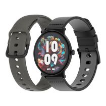 Reloj inteligente ECHO Rainbow Sunset negro - 2 correas
