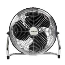 Ventilador de Suelo Industrial VALBERG 40W 30 cm de Diámetro 3 Velocidades Inclinación Ajustable Cromado