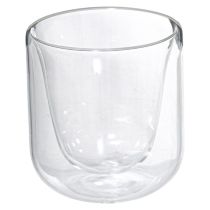 Taza de vidrio de doble pared de 20 cl