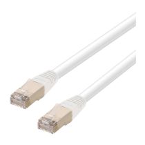 Cable de red Ethernet EDENWOOD Gigabit Lan 10Gbit/s 3M recto RJ45 CAT6 blanco.
