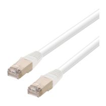 Cable de red Ethernet EDENWOOD Gigabit Lan 10Gbit/s 10M recto RJ45 CAT6 blanco.