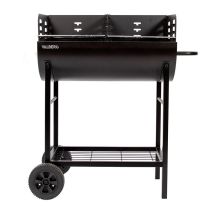 Barbacoa de Carbón VALBERG Doble parrilla de 3 niveles CH-VAL-DBARREL6640