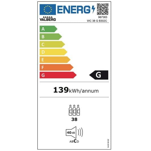 Vinoteca VALBERG WC 38 G B302C