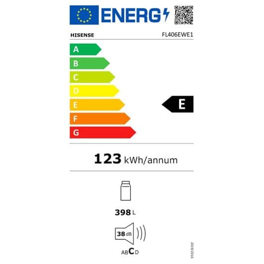 Frigorífico 1 puerta HISENSE FL406EWE1