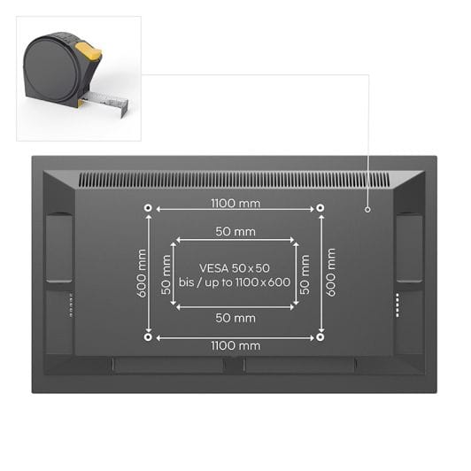 Soporte pared HAMA Fixe 120