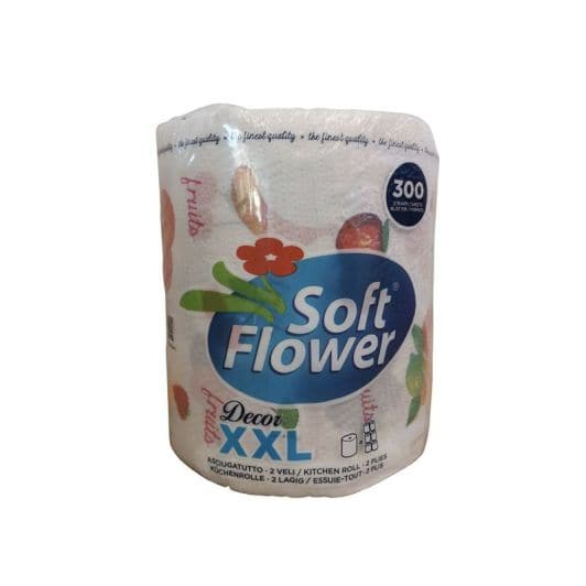 Papel de cocina XXL SOFT POWER 300 servicios decorado