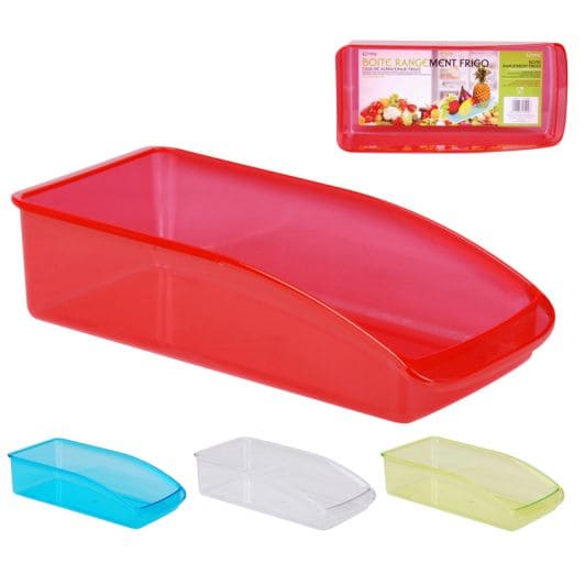 Cubeta organizador de alimentos para frigorífico 25 x 16 x 6cm