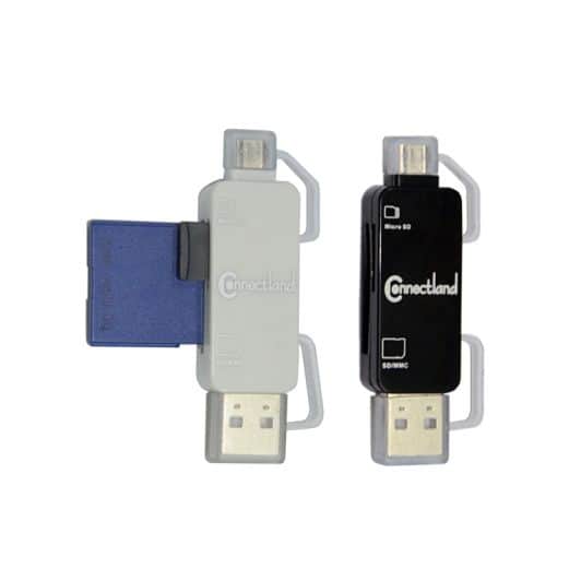 Lector de tarjetas CONNECTELAND Micro USB/USB