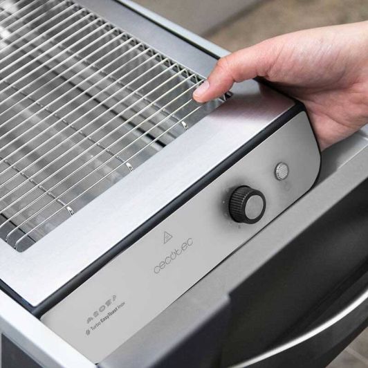 Tostador Plano CECOTEC Turbo EasyToast Inox 900W 3 barras