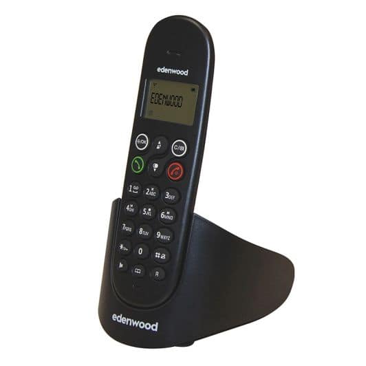 Teléfono fijo inalámbrico duo EDENWOOD TRD 1 negro