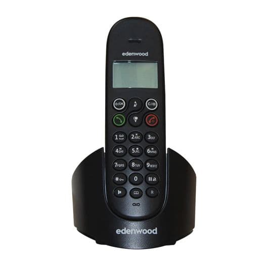 Teléfono fijo inalámbrico duo EDENWOOD TRD 1 negro