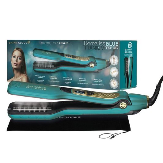 Plancha alisadora de pelo SAINT ALGUE DEMELISS BLUE EDIT