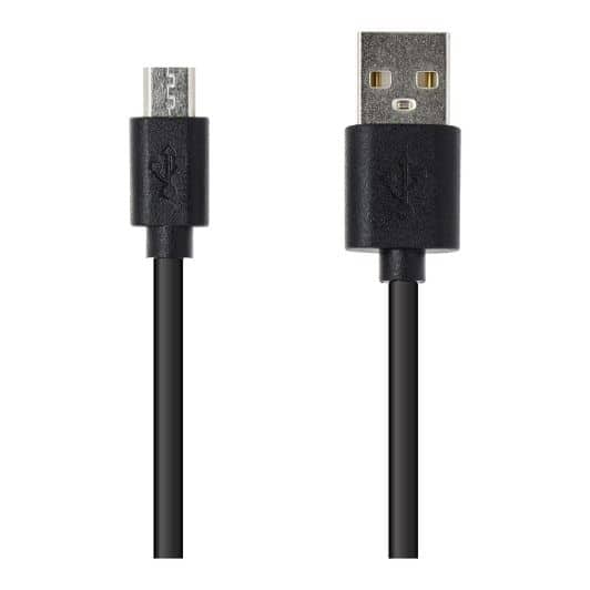 Cable HIGH ONE 1M NEGRO PVC MICRO USB