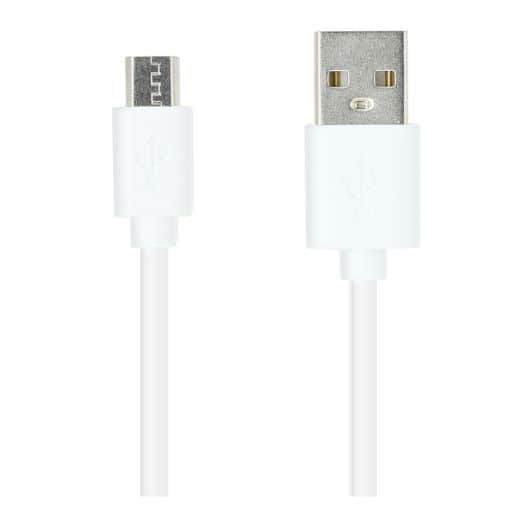 Cable HIGH ONE 1M BLANCO PVC MICRO USB