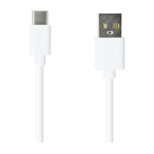 Cable HIGH ONE 1M BLANCO PVC USB C