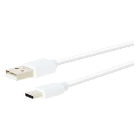 Cable HIGH ONE 1M BLANCO PVC USB C