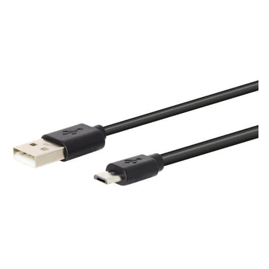 Cable EDENWOOD 2,5M NEGRO MICRO USB PVC