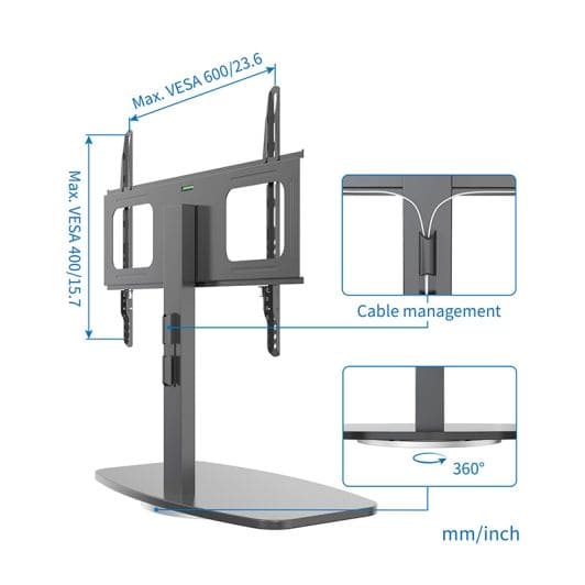 Soporte de pie para TV EDENWOOD MDF de 32