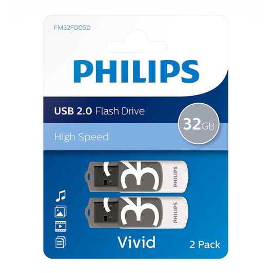 Pack de 2 Memorias USB PHILIPS 32Gb