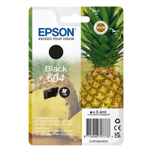 Cartucho EPSON 604 Piña Negro