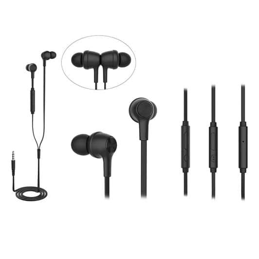 Auriculares botón EDENWOOD EDI01 c/micrófono negro