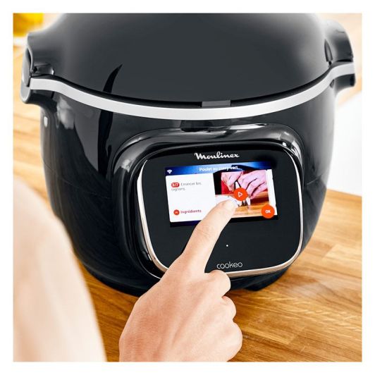 Robot de cocina MOULINEX COOKEO CE902800 Touch WiFi 200 recetas + app