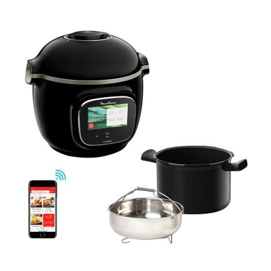 Robot de cocina MOULINEX COOKEO CE902800 Touch WiFi 200 recetas + app