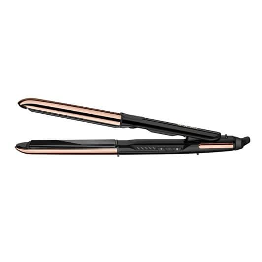 Plancha alisadora y moldeadora de pelo BABYLISS ST482E alisa y ondula (incluye neceser de viaje)