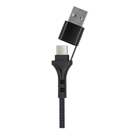 Cable de carga SEDEA 3 en 1 USB C, Micro USB y lighting AAPLE