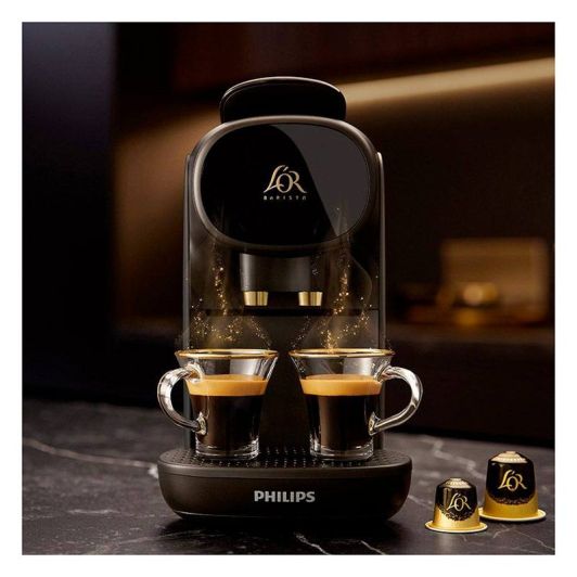 Cafetera Nespresso PHILIPS L'OR Barista LM8012/65 + 50 cápsulas