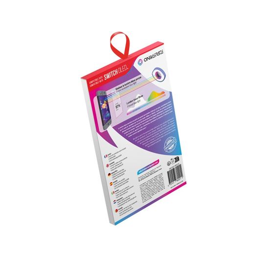 Cristal templado anti luz azul para NINTENDO Switch OLED