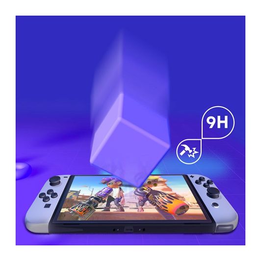 Cristal templado anti luz azul para NINTENDO Switch OLED