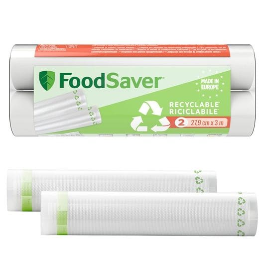 Bolsa FOOD SAVER 2 rollos 28cm x 3m 