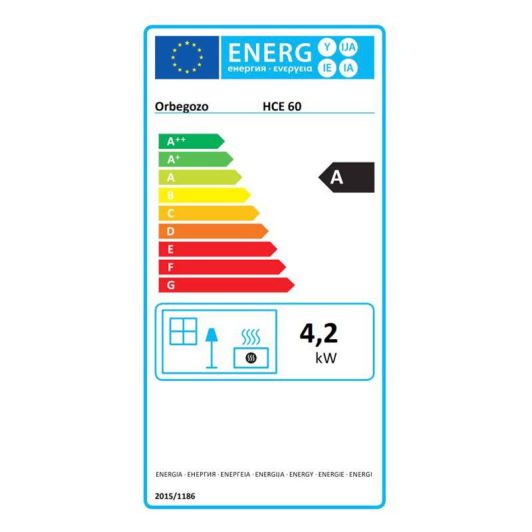 Estufa de Gas Orbegozo Plegable 4200W Butano/Propano Modelo HCE 60 Negra
