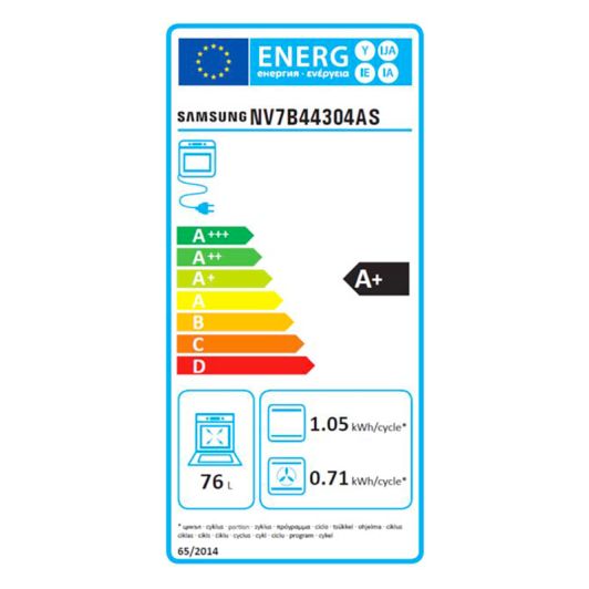 Horno encastrable pirolítico multifunción SAMSUNG NV7B4430