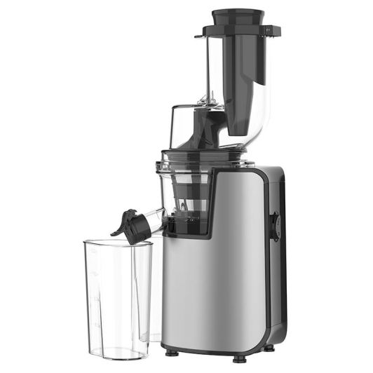Máquina de zumo 200W 0,6L VALBERG Inox Antigoteo, Extractor de jugos de prensado en frío VAL-SJ200
