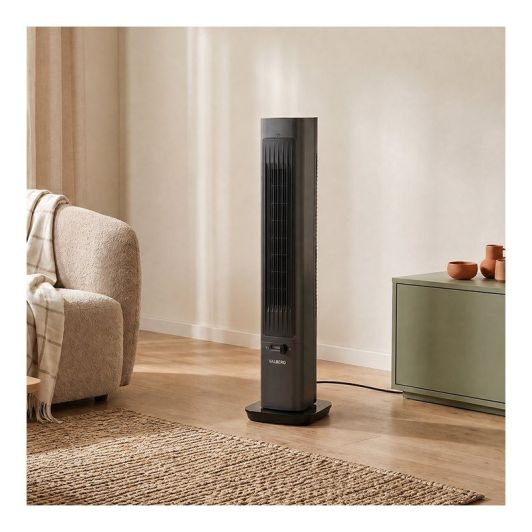 Calefactor y Ventilador sin Aspas VALBERG 2en1 Mando a distancia Negro