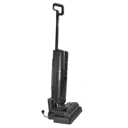 Fregona eléctrica con Autonomía 35min VALBERG 200W 0,85L Aspiradora Autolimpieza Negro FL7 AUTO