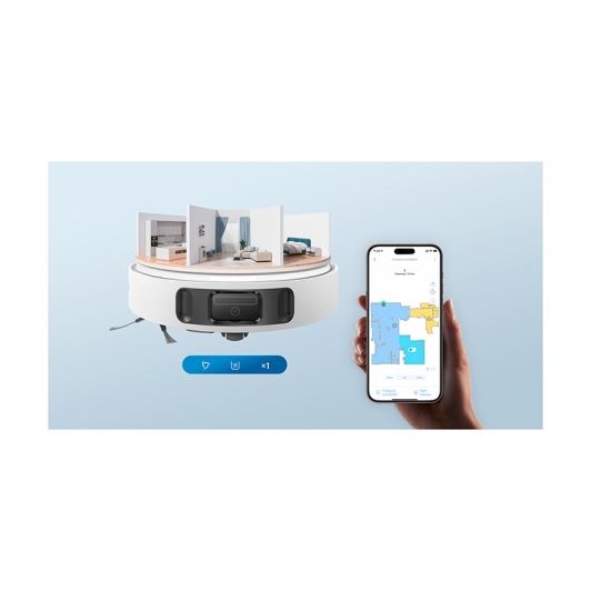 Aspiradora Robot DREAME MOVA 7000Pa Fregasuelos Mapeado Láser Autonomía 150min E30 ULTRA