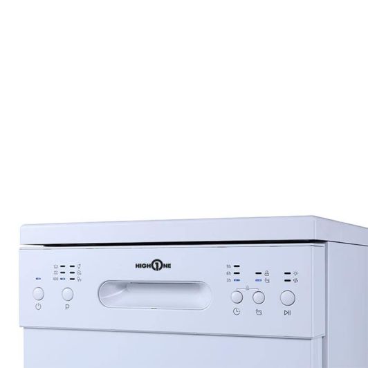 Lavavajillas pequeño 45cm, 10 servicios, Aperturta Automática, clase C, blanco HIGH ONE 10s47