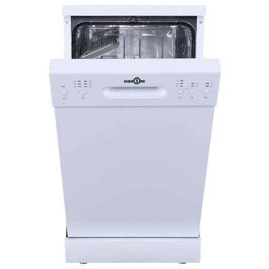 Lavavajillas pequeño 45cm, 10 servicios, Aperturta Automática, clase C, blanco HIGH ONE 10s47