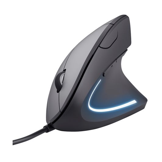 Ratón Vertical Ergonómico TRUST VERTO con Cable USB