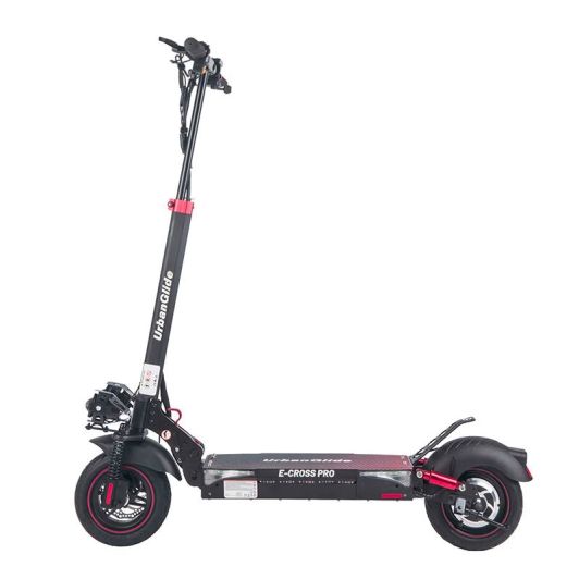 Patinete eléctrico Urbanglide E-Cross Pro - 800 W, 50 km, suspensión total y 10