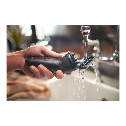 Afeitadora rotativa de barba PHILIPS Gris 40 min Autonomía Lavable Cabezal 4D S1141/00