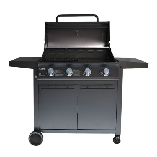 Barbacoa Gas, para 12 personas, 4 zonas, VALBERG BBQGZ VAL4BPL7341