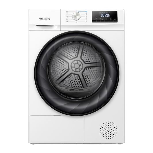 Secadora Bomba de Calor 9 kg Clase D - Valberg DHP 9 D W180C